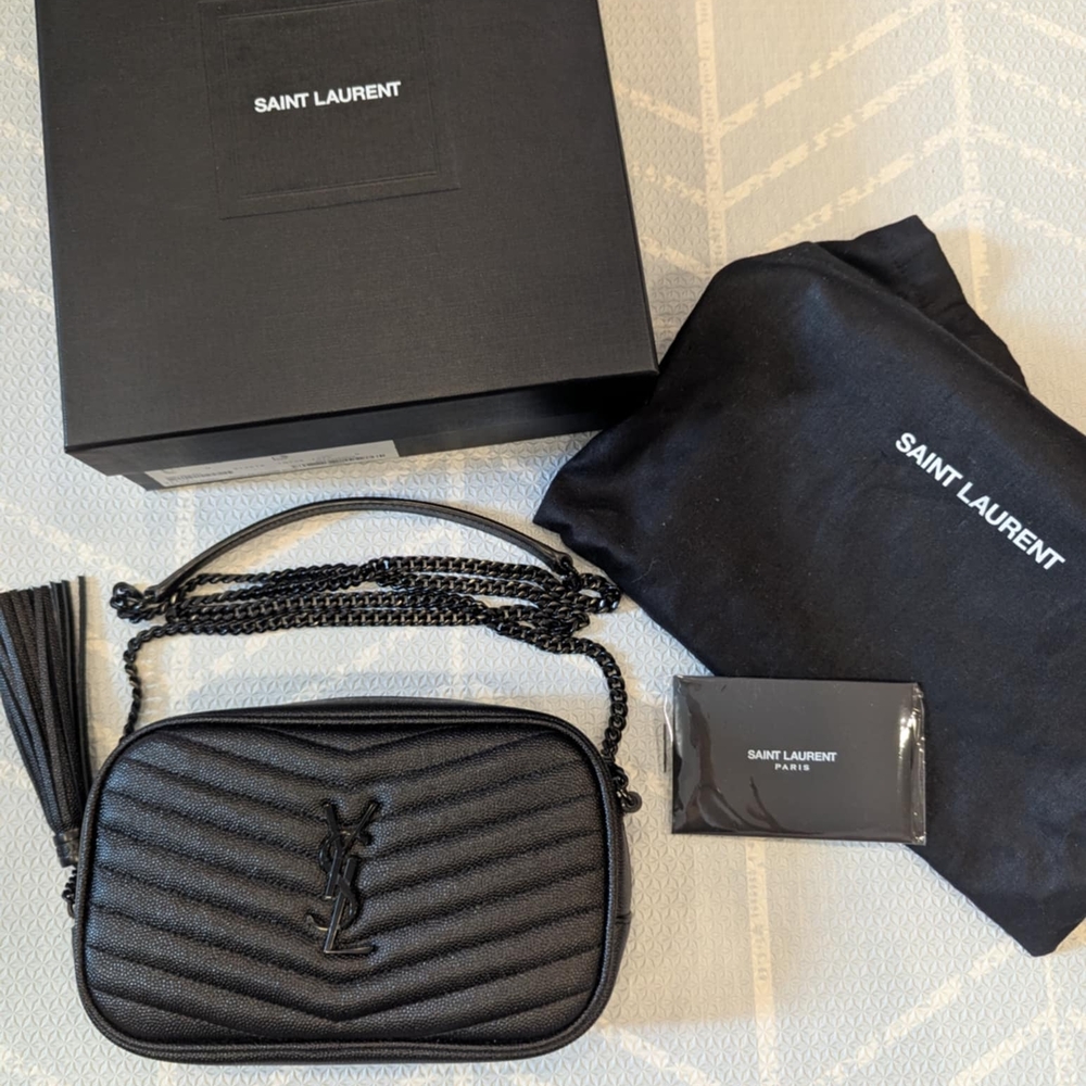 Saint Laurent Monogram Mini Camera Crossbody Bag